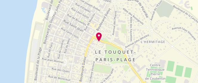 Plan de Petit Bateau, 24 avenue Saint-Jean, 62520 Le Touquet-Paris-Plage