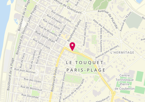 Plan de La Pince A Linge, 13 avenue Saint-Jean, 62520 Le Touquet-Paris-Plage