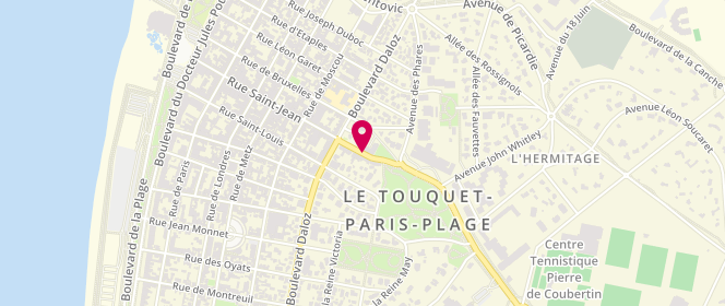 Plan de Napapijri, 15 Avenue Saint Jean, 62520 Le Touquet-Paris-Plage