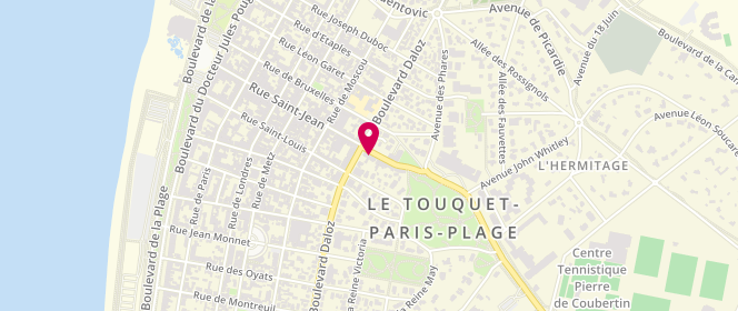 Plan de Chevignon, 8 avenue Saint-Jean, 62520 Le Touquet-Paris-Plage