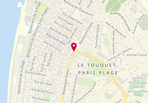 Plan de Mademoiselle Marie, 64 Ter Boulevard Daloz, 62520 Le Touquet-Paris-Plage