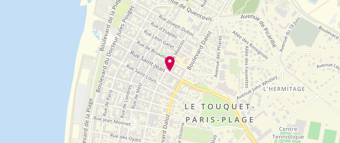 Plan de Essentiel, 77 Rue Saint-Jean, 62520 Le Touquet-Paris-Plage