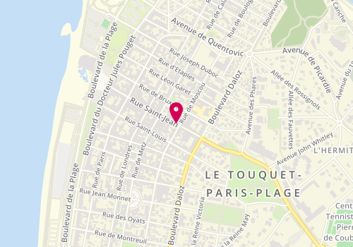 Plan de Allure Saint-Honoré, 72 Rue Saint Jean, 62520 Le Touquet-Paris-Plage