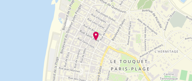 Plan de ARTHUR, 62 Rue Saint-Jean, 62520 Le Touquet-Paris-Plage
