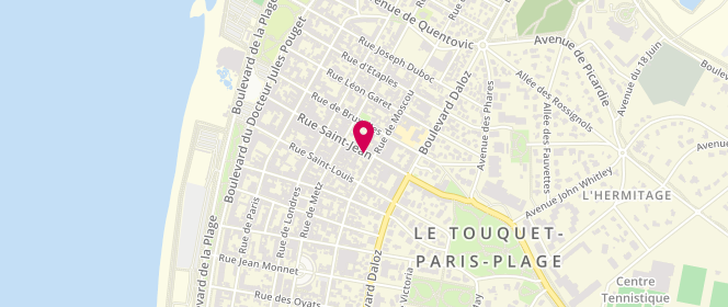 Plan de Escales, 66 Rue Saint Jean, 62520 Le Touquet-Paris-Plage