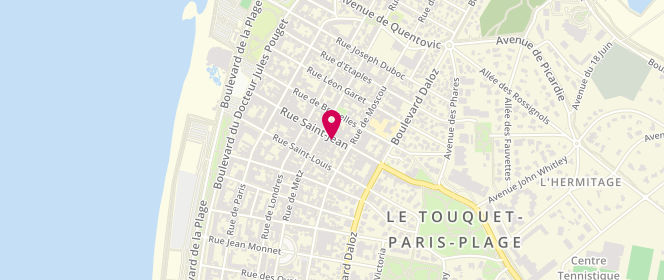 Plan de Ikks Junior, 52/54 Rue Saint-Jean, 62520 Le Touquet-Paris-Plage