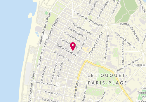 Plan de Promod, 61 Rue Saint-Jean, 62520 Le Touquet-Paris-Plage