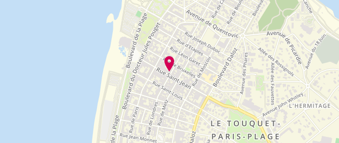Plan de Sports Phil, 56 Rue de Londres, 62520 Le Touquet-Paris-Plage