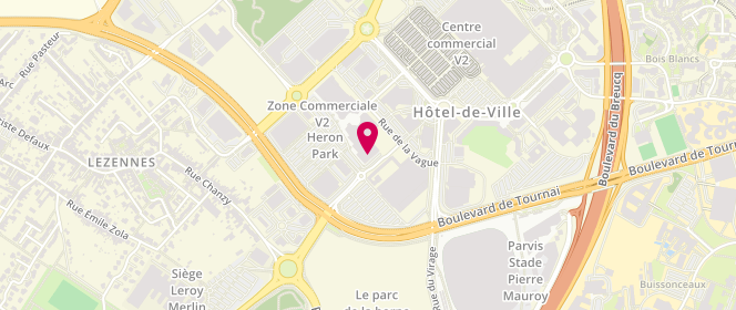 Plan de Orchestra Premaman, 21 avenue de l'Avenir, 59650 Villeneuve-d'Ascq