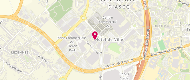 Plan de Des Marques et Vous, 119 Boulevard de Valmy, 59650 Villeneuve-d'Ascq