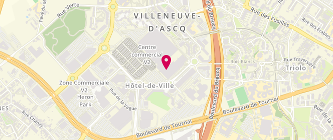 Plan de La Fée Maraboutée, Boulevard de Valmy, 59650 Villeneuve-d'Ascq