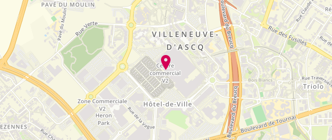 Plan de Caroll, 212 Centre Commercial V 2, 59650 Villeneuve-d'Ascq