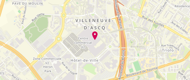 Plan de Ikks Women, 2 Rue du Ventoux C.C Villeneuve, 59650 Villeneuve-d'Ascq