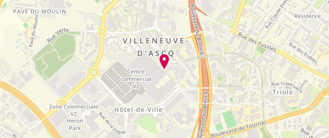 Plan de Undiz, Centre Commercial Villeneuve 2, 59658 Villeneuve-d'Ascq