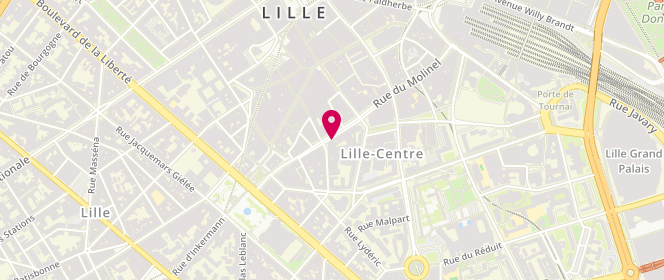Plan de Pronuptia, 119 Rue du Molinel, 59000 Lille
