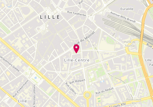 Plan de Vert Baudet, 15 Rue Pierre Mauroy, 59000 Lille
