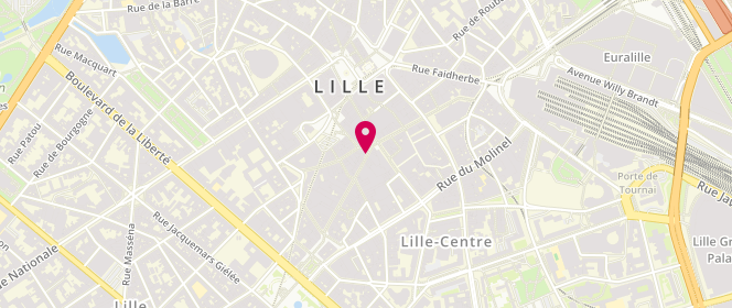 Plan de Caroll, 10 - 12 Rue de Béthune, 59000 Lille