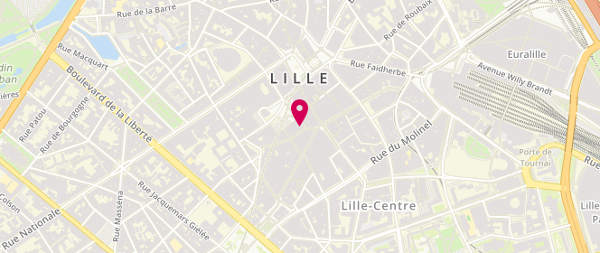 Plan de Bottina, 16 Rue de la Vieille Comédie, 59000 Lille