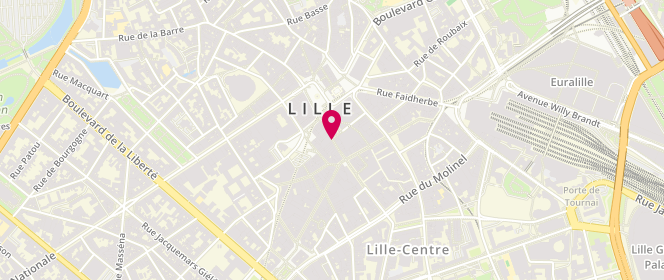 Plan de Tezenis Lingerie, 22 Rue Neuve, 59800 Lille