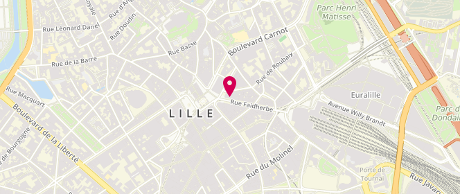 Plan de H&M, Local 190 100 Centre Commercial Euralille, 59000 Lille