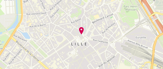Plan de Stéphanie Bis - LILLE, 29 place du Théâtre, 59800 Lille
