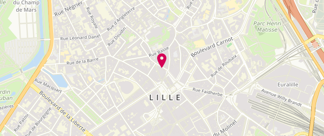 Plan de LodinG, 13 Rue Lepelletier, 59000 Lille