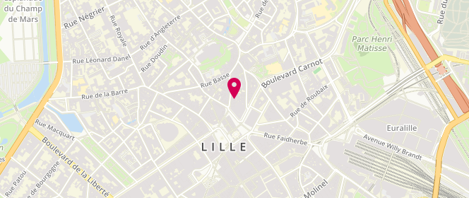 Plan de Devernois Lille, 14-18 Rue de la Grande Chaussée, 59800 Lille