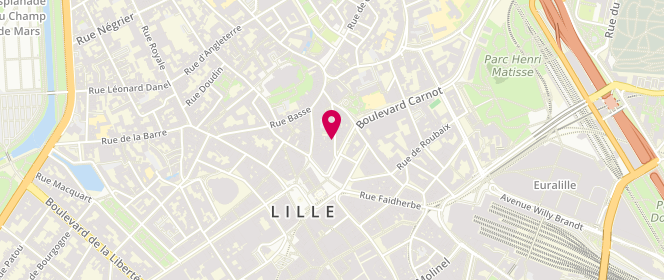 Plan de Le Buzz Lab, 12-14 Rue de la Clef, 59000 Lille
