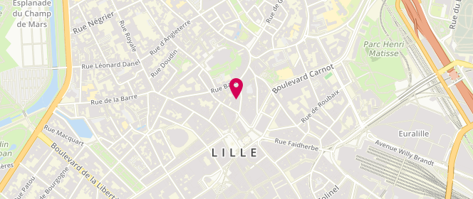 Plan de The Kooples, 17 Rue de la Grande Chaussée, 59800 Lille