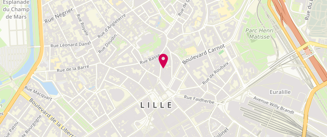 Plan de Ikks Men, 26 Rue de la Grande Chaussée, 59800 Lille