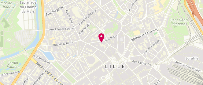 Plan de Little And Tall, 39 Rue Basse, 59800 Lille