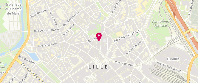 Plan de Cyrillus, 35 Rue de la Grande Chaussée, 59000 Lille