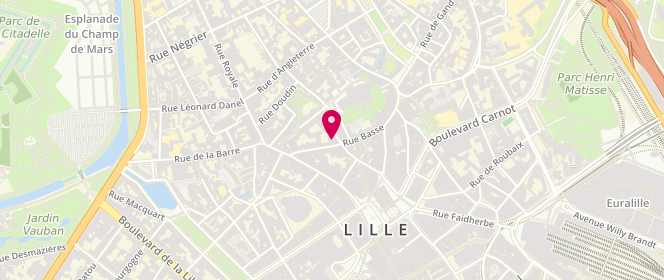Plan de L'Esthete, 28 Rue Basse, 59800 Lille