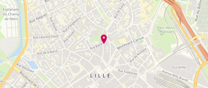 Plan de Petit Bateau, 54 Rue de la Grande Chaussée, 59000 Lille