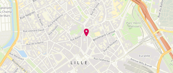 Plan de Origami, 47 Rue de la Clef, 59800 Lille