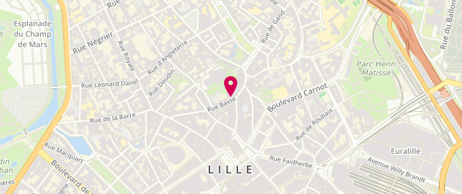 Plan de LAFAURIE Lille, 6 Rue Basse, 59800 Lille
