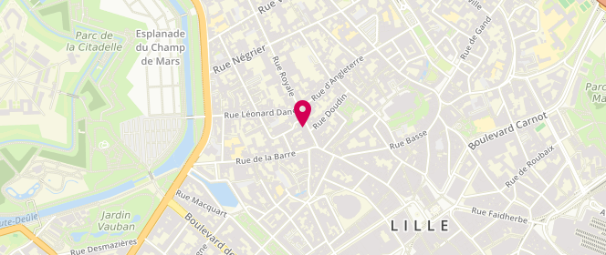 Plan de Les Cousines de Léon, 25 Rue Royale, 59000 Lille