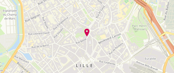 Plan de Sandro - Lille mixte, 9-11 Rue des Chats Bossus, 59000 Lille
