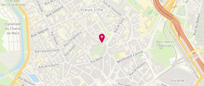 Plan de Marie-Sixtine, 13 Rue de la Monnaie, 59800 Lille