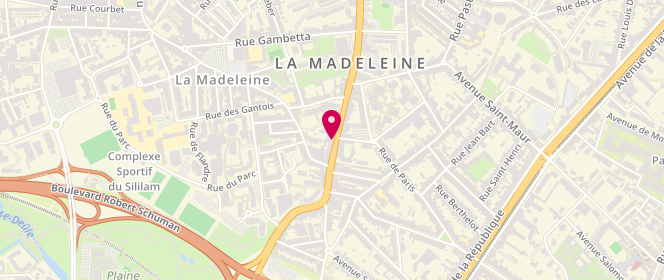 Plan de Lili Rose, 111 Rue du Général de Gaulle, 59110 La Madeleine