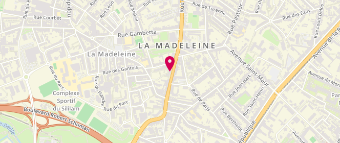 Plan de Aphrodite, 129 Rue du Général de Gaulle, 59110 La Madeleine