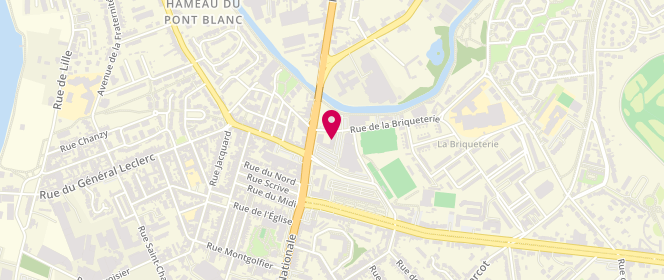 Plan de Les Jolies Filles, Rue de la Briqueterie, 59700 Marcq-en-Barœul