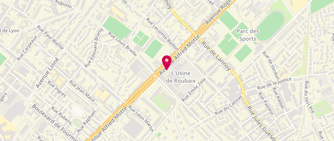Plan de Devred, L'Atelier
l'Usine de Roubaix - Bâtiment 1
228 avenue Alfred Motte Niveau 1, 59100 Roubaix, France