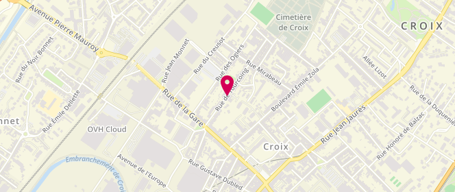 Plan de Fashion CINDY, 44 Rue Tourcoing, 59170 Croix