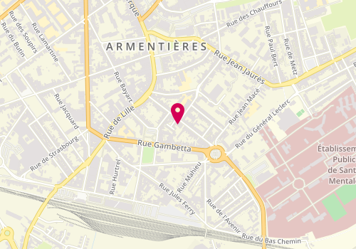 Plan de Select, 50 Rue Ernest Deceuninck, 59280 Armentières
