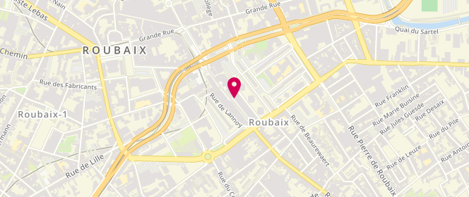 Plan de PIERRE CARDIN Outlet Roubaix, 47 Rue Mail de Lannoy, 59100 Roubaix