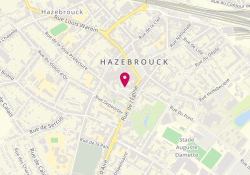 Plan de Zeeman Hazebrouck Place George Degroote, 3 place Georges Degroote, 59190 Hazebrouck