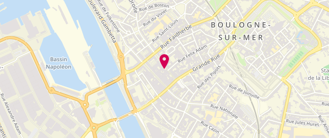Plan de Jules Boulogne Sur Mer, 39/41 Rue Adolphe Thiers, 62200 Boulogne-sur-Mer