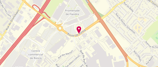 Plan de Moa, Centre Commercial Promenade de Flandre
Route de Roncq, 59960 Neuville-en-Ferrain