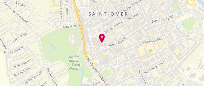 Plan de Marthe, 38 Rue des Clouteries, 62500 Saint-Omer
